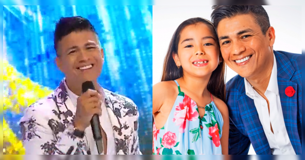 Américo sorprendió tras cantar con su hija Domi en Mucho Gusto: evidenció lo grande que está