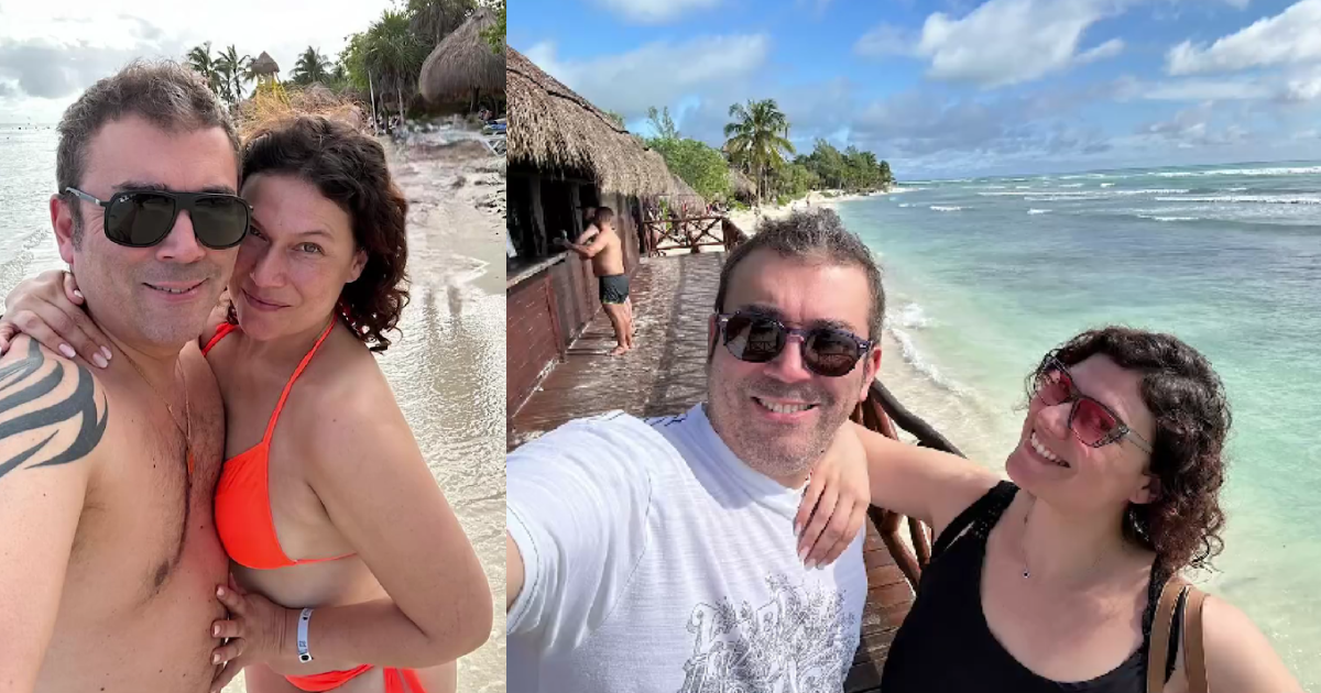 Catherine Mazoyer compartió registros de su soñada luna de miel en Playa del Carmen