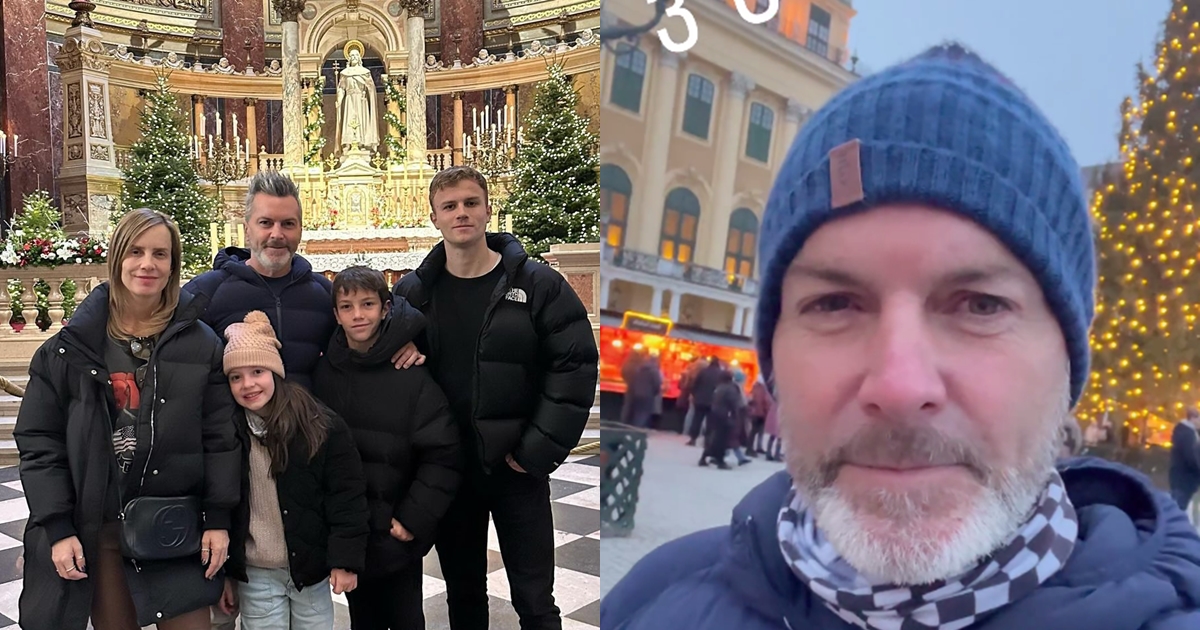 Cristián Sánchez y Diana Bolocco mostraron registros de sus soñadas vacaciones familiares en Hungría