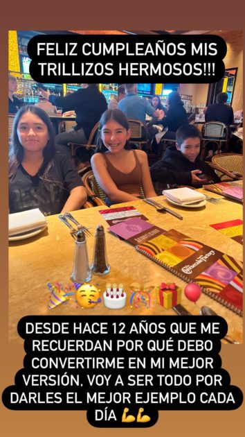 Paula Pavic mostró lo grande que están sus trillizos: cumplieron 12 años