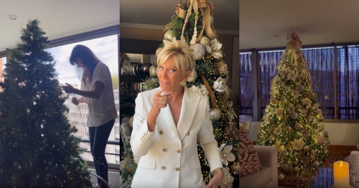 Decoradora de Raquel Argandoña reveló útiles consejos para adornar el árbol de Navidad