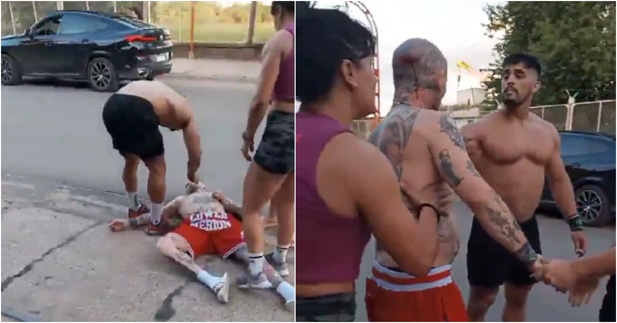 Emanuel Noir de Ke Personajes terminó nockeado tras pelea en la vía pública: video se viralizó