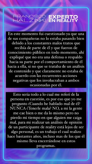 experto en reality respuesta sebastian ramirez