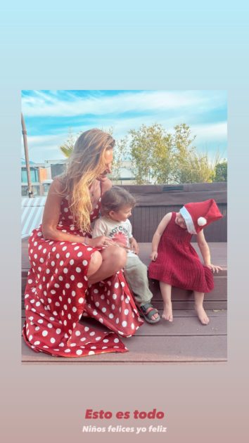 Las adorables postales navideñas de Mayte Rodríguez en familia: mostró cuánto ha crecido su hijo