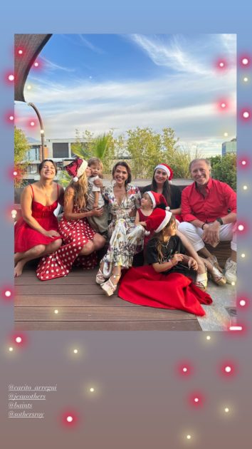 Las adorables postales navideñas de Mayte Rodríguez en familia: mostró cuánto ha crecido su hijo