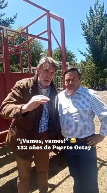Así será el look de Francisco Melo para la nueva teleserie de Mega que se graba en Puerto Octay