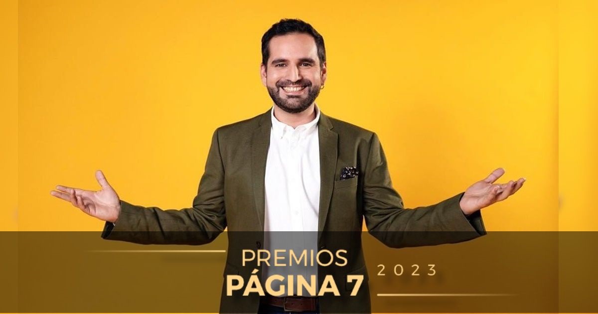 Gabriel Alegría analizó su triunfo como 'Mejor Notero' en Premios Página 7: agradeció a su esposo