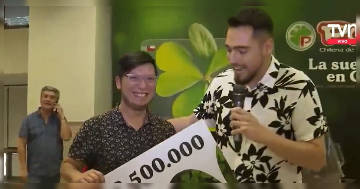 Ganador de La Suerte en Chile contó qué hará con el millonario premio: “Me vino como anillo al dedo”