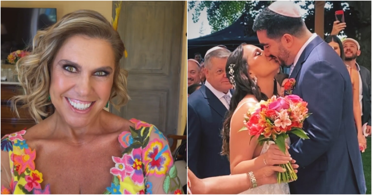 Hija de Vivi Kreutzberger se casó y el novio mostró detalles: Fabricio hizo bailar en la fiesta