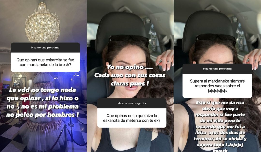 Ignacia Michelson reaccionó a supuesto affaire de Eskarcita con Marcianeke: "No peleo por hombres"