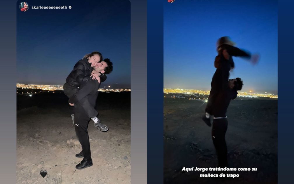 Jorge Aldoney viajó a Punta Arenas a reencontrarse con Skarleth Labra: compartió tiernas postales