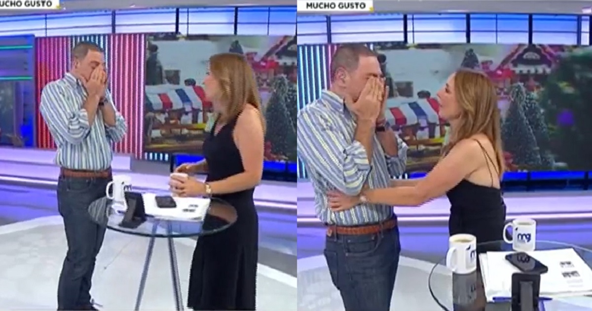 José Antonio Neme se emocionó hasta las lágrimas al inicio de Mucho Gusto: 