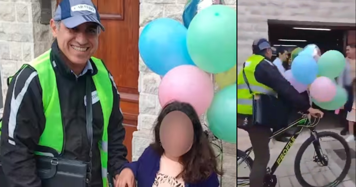 Juez se disfrazó de cartero para confirmarle a una niña la mejor noticia de Navidad