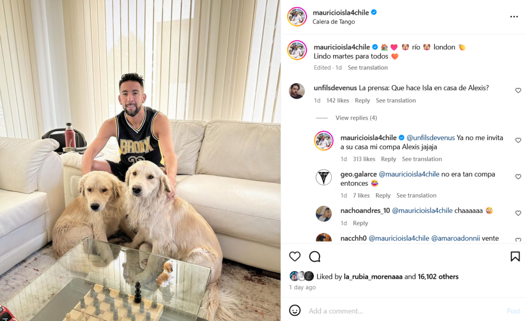 Mauricio Isla recibió bromas tras mostrar su lujosa casa: lo compararon con Alexis y así contestó