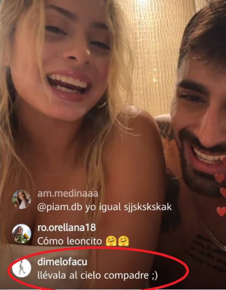 Mensaje Facundo Alonso Skarleth Labra Jorge Aldoney 