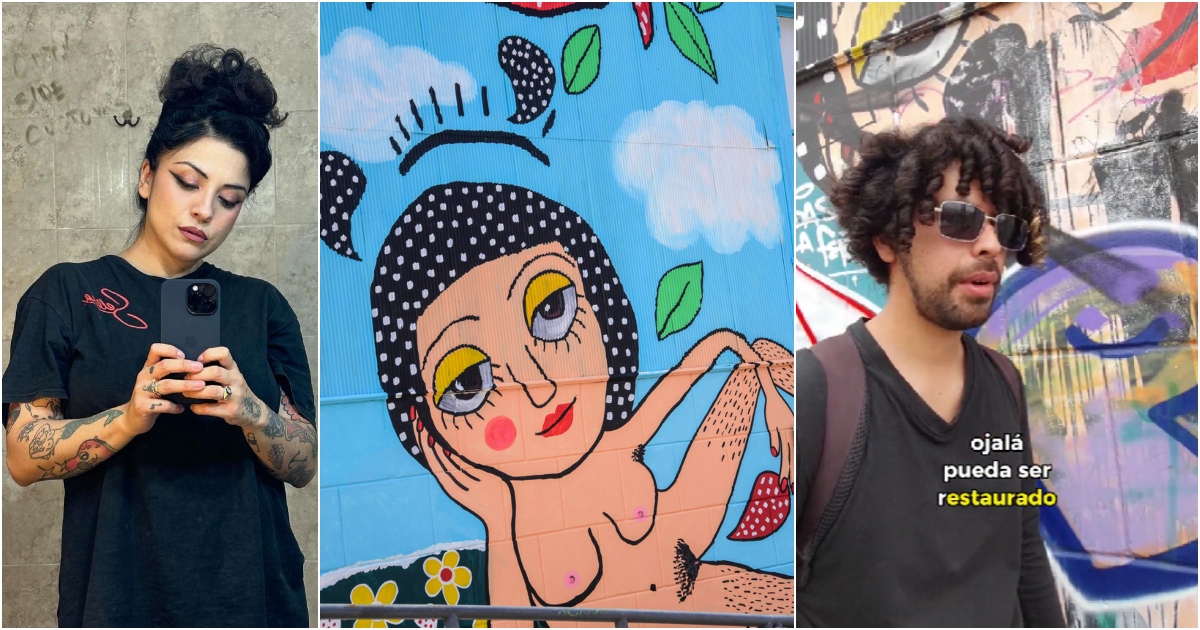 Mural de Mon Laferte ya no luce como antes: tiktoker mostró estado actual e imágenes se viralizaron