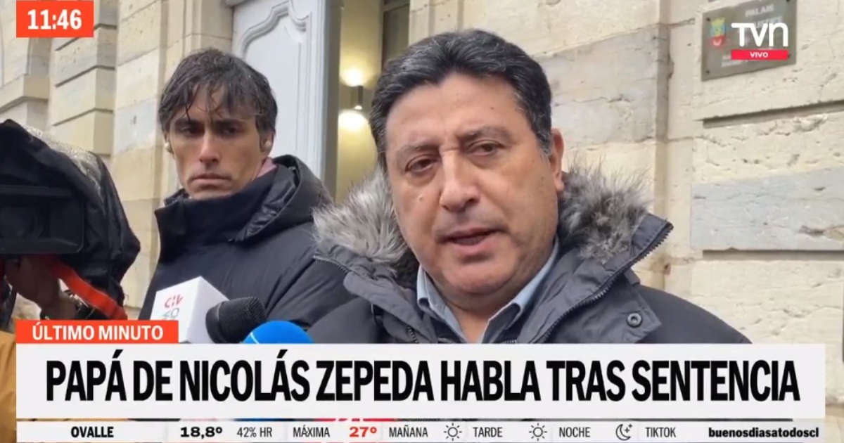 Padre de Nicolás Zepeda reclama inocencia de su hijo tras sentencia: 