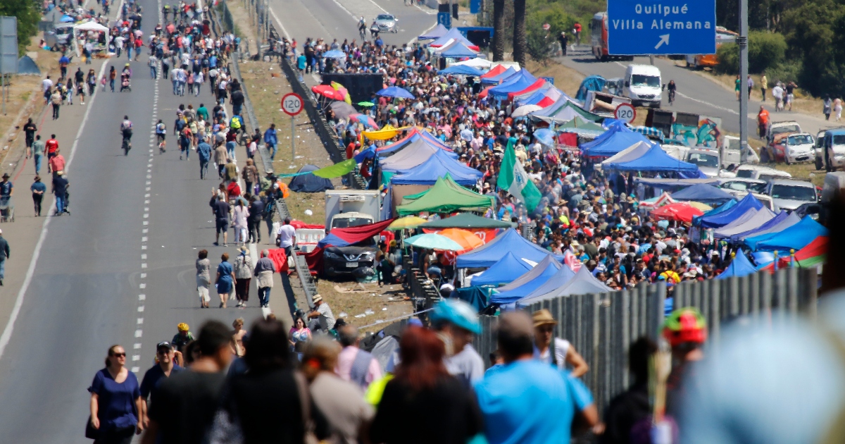 ¿Hasta qué hora serán los desvíos en la Ruta 68 por masiva peregrinación al santuario de Lo Vásquez?