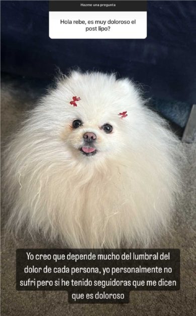 Rebeca Naranjo cirugía estética