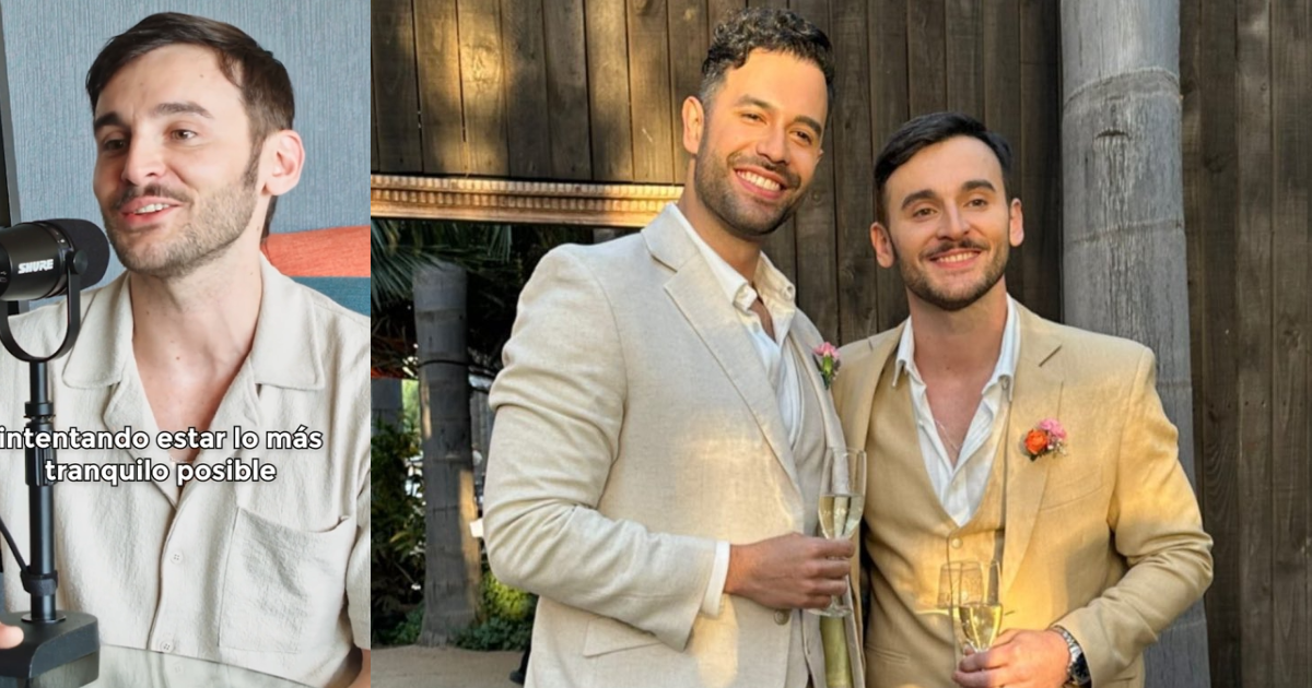 Tomás González detalló cómo fue su íntimo matrimonio: 