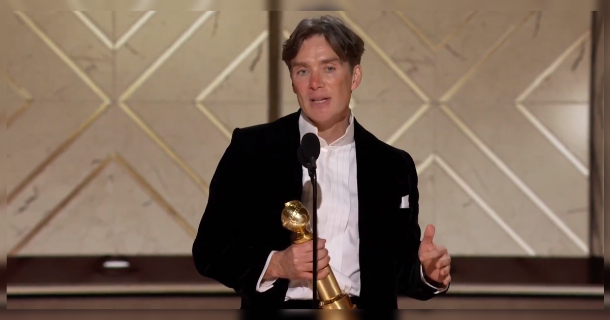 Globos de Oro 2024: ¿por qué parte del discurso de Cillian Murphy fue censurado?