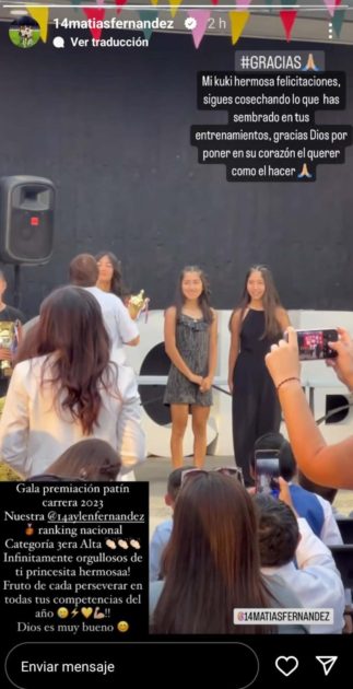 Hija de Matías Fernández