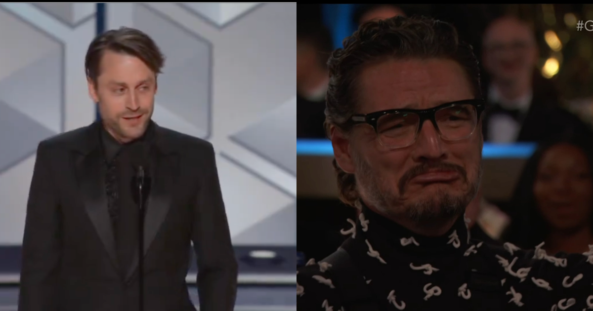 La broma de Kieran Culkin a Pedro Pascal tras ganar Globo de Oro: reacción del chileno se viralizó