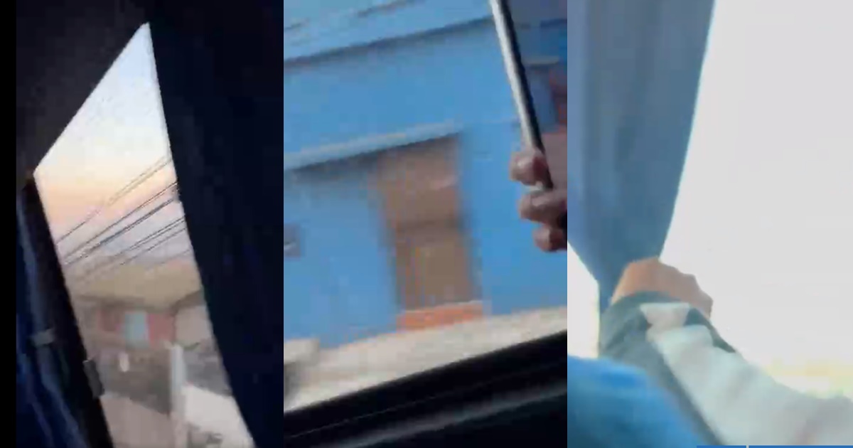 Impactante video mostró momento exacto en que microbús se desbarranca en Valparaíso