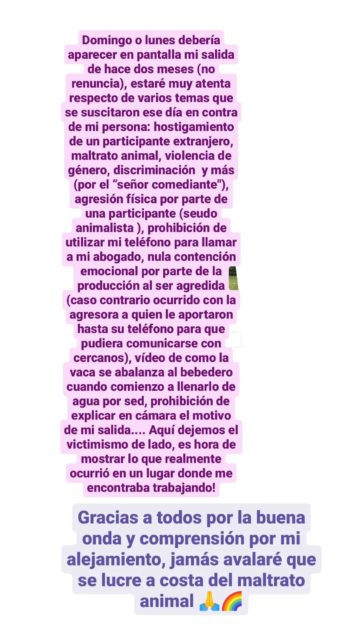 Angélica Sepúlveda detalló su salida de Tierra Brava: acusó a producción de radical prohibición