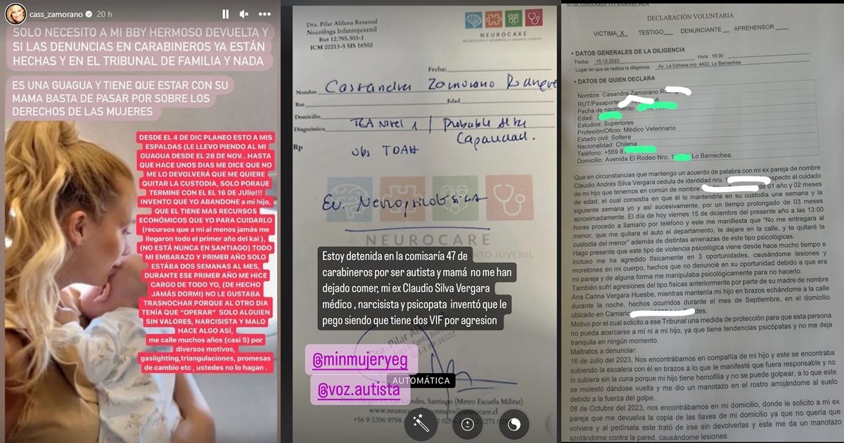 Cass Zamorano fue detenida: expareja la acusó de agresión y ella respondió