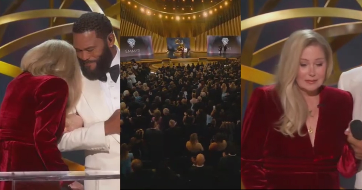 La emoción (y humor) de Christina Applegate en los Emmy: 