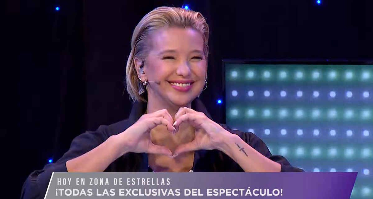 Claudia Schmitd debutó entre aplausos como panelista de Zona de estrellas