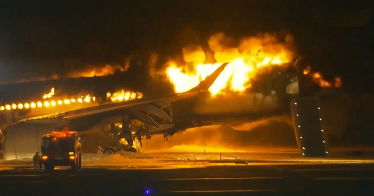Colisión de aviones en Japón