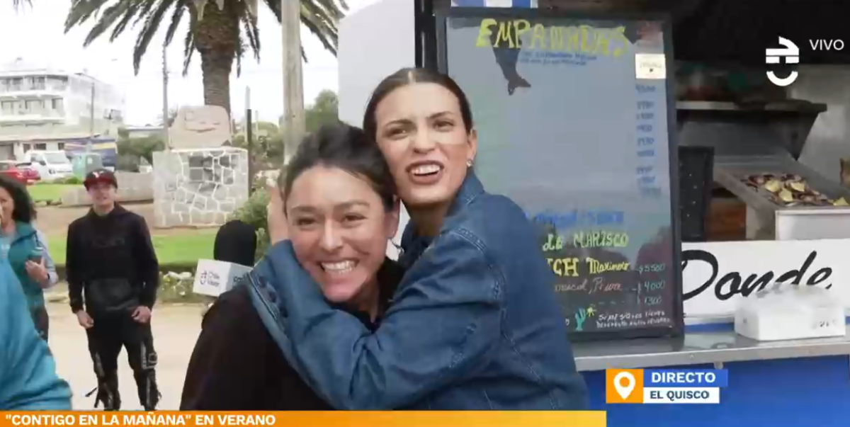 Cony Capelli protagonizó cómico momento durante despacho en matinal de CHV