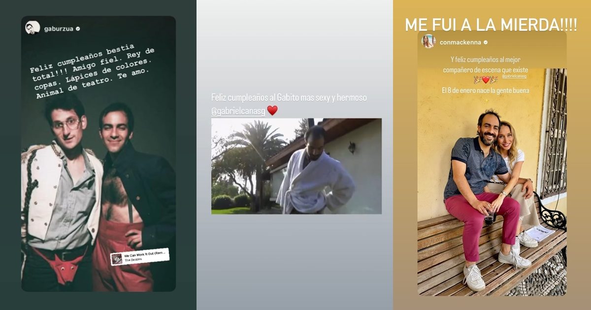 Gabriel Cañas está cumpleaños y colegas de Generación 98 lo saludaron: Urzúa le dedicó tierno post