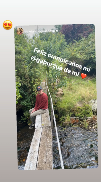 María Gracia Omegna le dedicó adorable post a Gabriel Urzúa por su cumpleaños: compartió foto