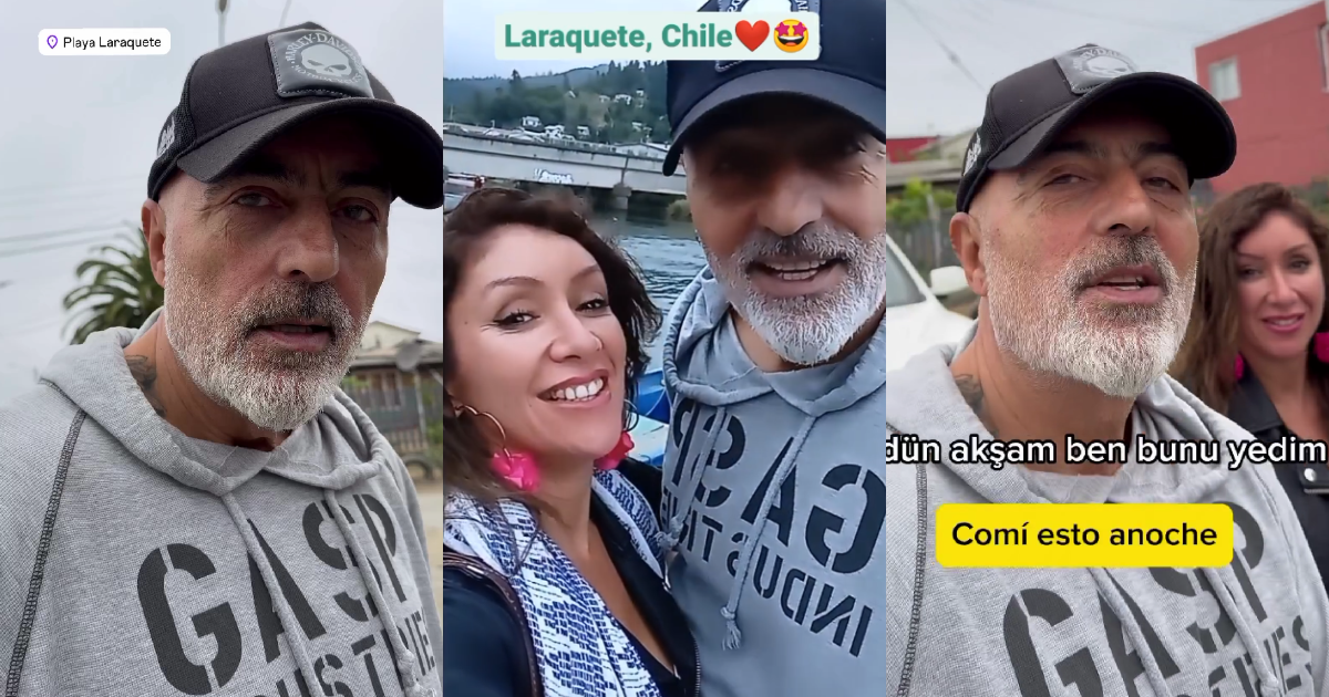 Gürsel quedó impresionado con producto marino en Laraquete: "Delicioso, algo muy diferente"