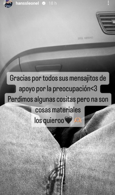 Hans Valdés denunció que fue víctima de robo y lanzó crítica: "Ninguna seguridad, ningún protocolo"