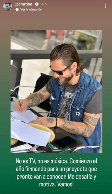 Jean-Philippe Cretton anunció misterioso nuevo proyecto: "Me desafía y motiva"