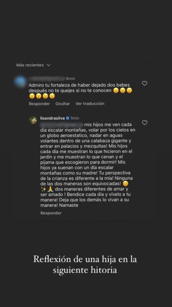Lisandra Silva contestó tajante a usuaria que la criticó por viajar sola: "Deja que los demás vivan"