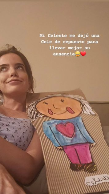 Millaray Viera mostró adorable regalo que le dio su hija Celeste