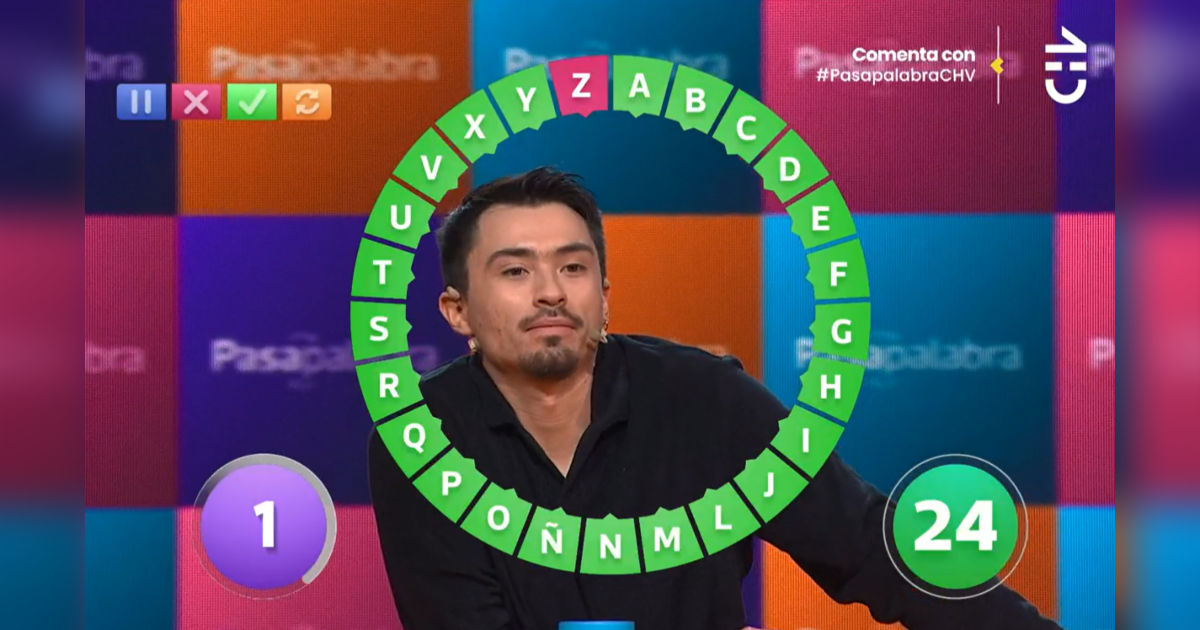 Nicolás Gavilán falló última letra del rosco de Pasapalabra: no pudo llevarse millonario premio