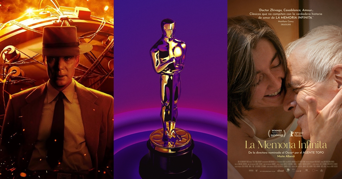 La lista completa de los nominados a los premios Óscar 2024: de Oppenheimer a La Memoria Infinita