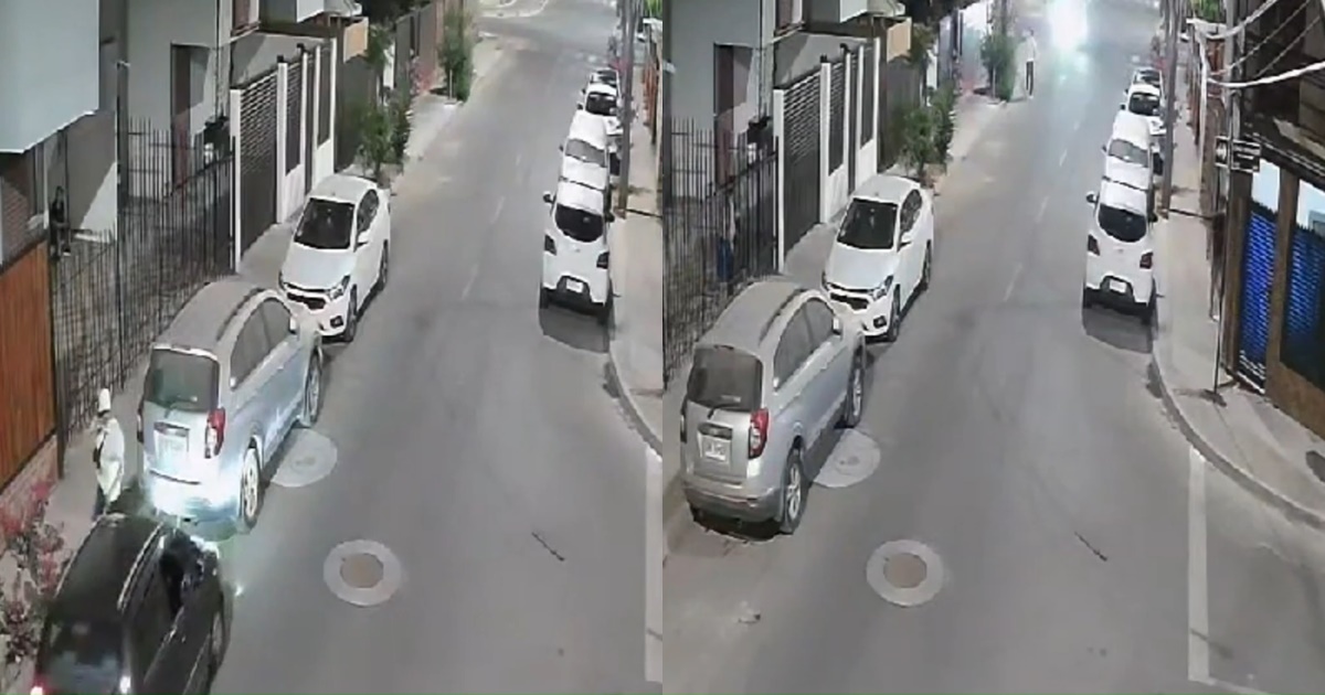 En San Bernardo: pareja siguió en auto a hombre armado hasta atropellarlo