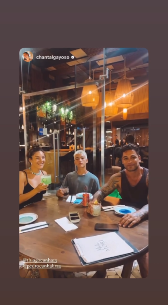 Thiago Cunha evidenció lo mucho que ha crecido su hijo, Pedro, en diversas postales de sus vacaciones en México.