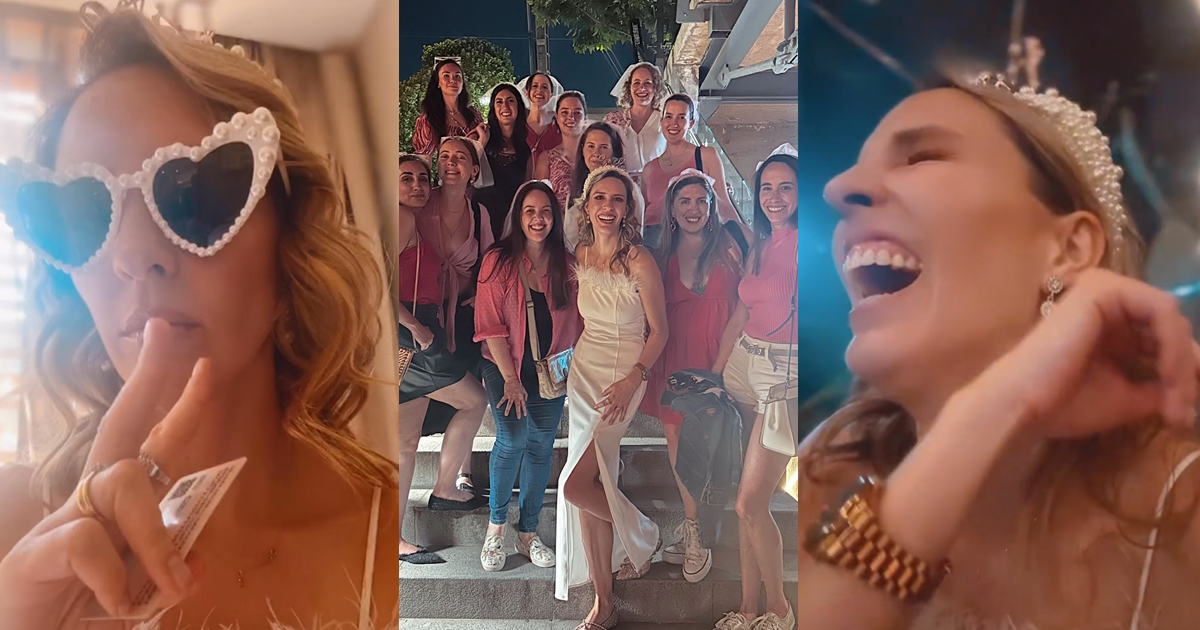 Vale Ortega celebró con amigas su despedida de soltera: subió videos de la fiesta