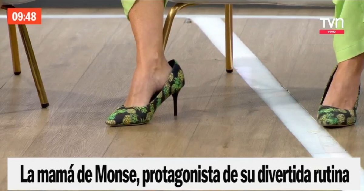 Yamila Reyna zapatos Buenos Días a Todos