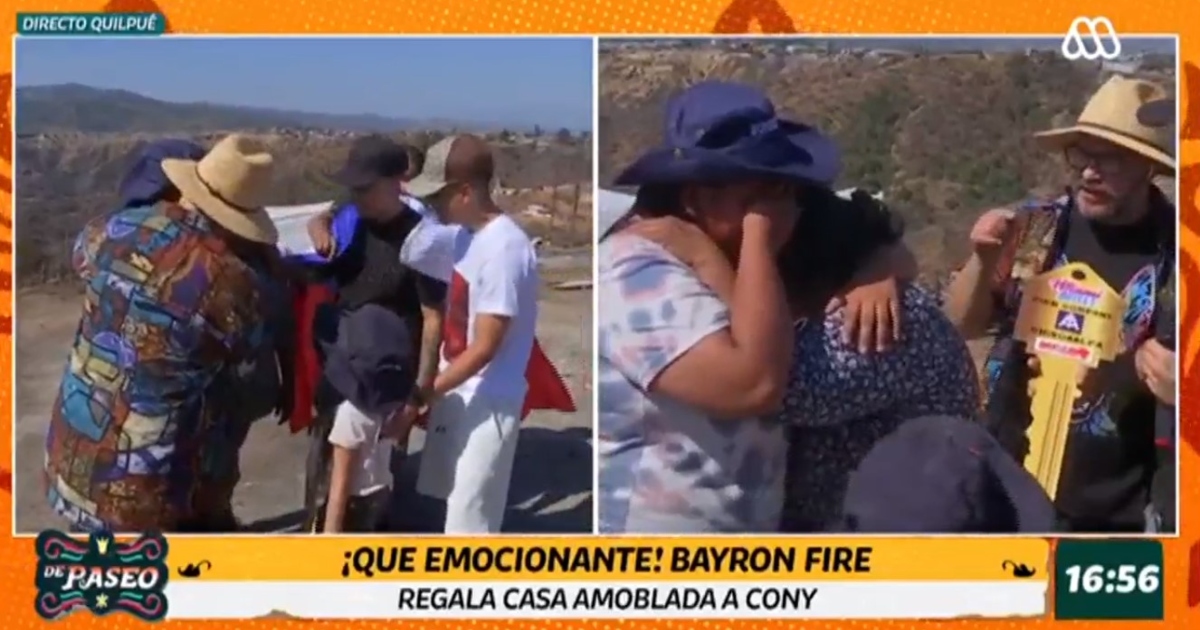 Cantante urbano Bayron Fire regaló una casa a bombera que perdió la suya mientras cumplía su labor