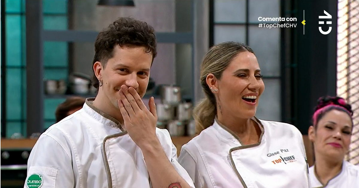 Alonso Quintero y Gissella Gallardo vivieron coqueto momento en Top Chef: 