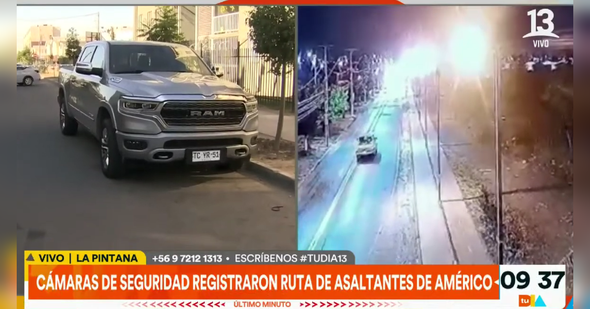 Captan huida de sujetos que asaltaron a Américo: camioneta del cantante apareció en La Pintana